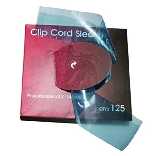 Tattoo Clip Cord Covers 125pcs box Tattoo Clip Cord Sleeves Safety Tattoo Clip Cord Bags for Tattoo Machine Tattoo Supplies Tattoo Kits