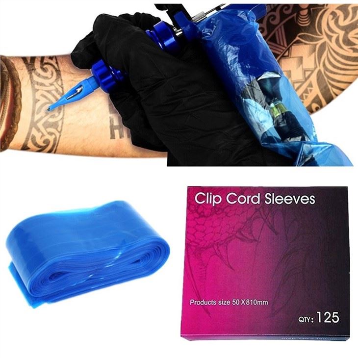 Tattoo Clip Cord Clip Cord Sleeves Safety Tattoo Clip Cord Bags for Tattoo Machine Tattoo Supplies Tattoo Kits